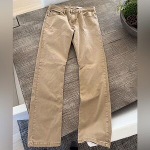 Wrangler men’s Slim Straight khaki pants jeans size 32” x 32”